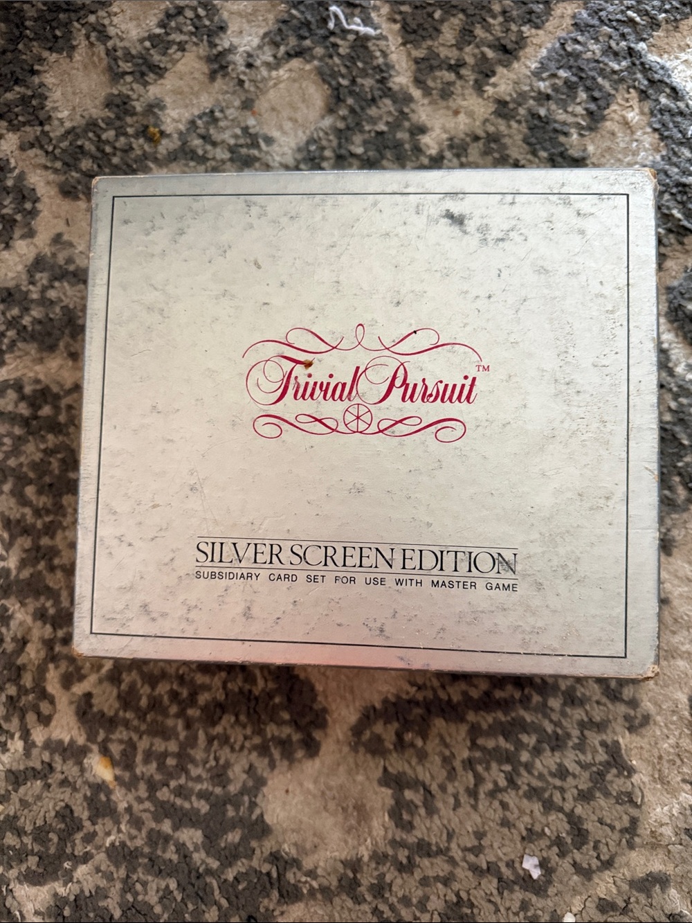 Silver Screen Edition Board Game Card Set - Silver